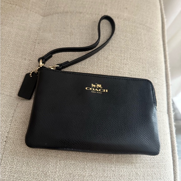 Coach Handbags - Coach Black Wristlet